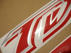 Yamaha TDM 850 1999 4TX red labels graphics