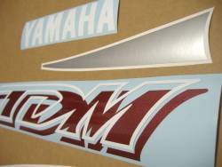 Yamaha TDM 850 2001 4TX burgundy stickers