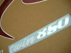 Yamaha TDM 850 2001 4TX burgundy decals