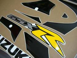 Suzuki GSXR 1000 K1 silver decals