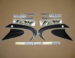 Yamaha TDM 850 2001 black stickers kit