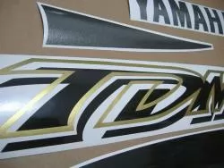 Yamaha TDM 850 2001 4TX black stickers