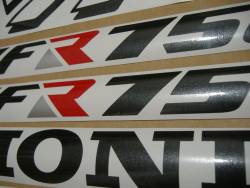 Honda VFR 750F 1990 RC36 white labels graphics