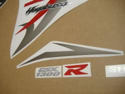 Suzuki Hayabusa 2014 red stickers set