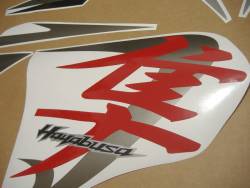 Suzuki Hayabusa 2012 red adhesives set