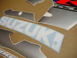 Suzuki GSXR 1000 K2 blue decals