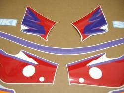 Suzuki GSXR 750 1995 red full decals kit