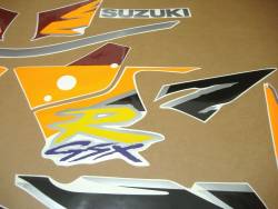 Suzuki GSXR 750 1995 black decal set