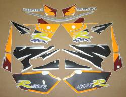 Suzuki GSXR 750 1995 black stickers