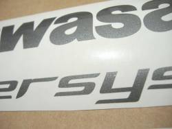 Kawasaki KLE650 2008 Versys blue stickers