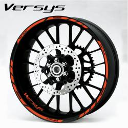 Kawasaki versys 650 1000 orange wheel rim stripes lines