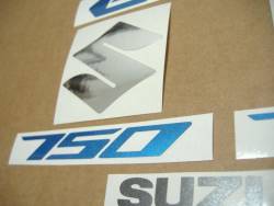 Suzuki GSR 750 L1 white stickers