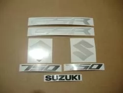 Suzuki GSR 750 L3 blue logo graphics