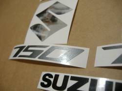 Suzuki 750 2013 blue stickers kit