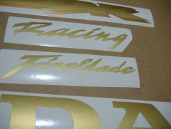 Honda 1000RR 2006 SC57 gold full decals kit