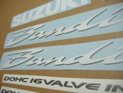 Suzuki GSF 600S 2002 Bandit blue stickers