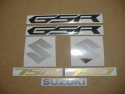 Suzuki GSR 750 L2 red decals