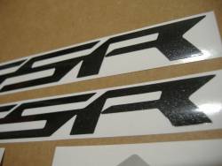 Suzuki GSR 750 L2 red logo graphics