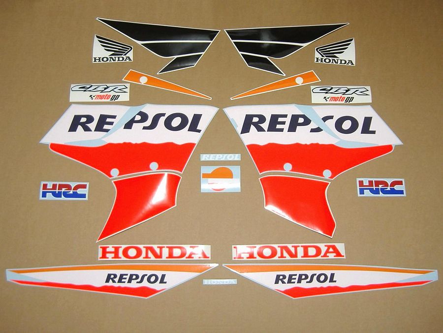 Honda CBR 150r 2005 decals set full kit Repsol edition 