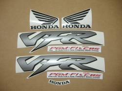 Honda VFR 800i 2000 yellow adhesives set