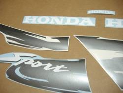 Honda CB 500SW 1999 red logo emblems set