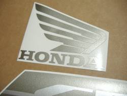 Honda 600 2011 black stickers set