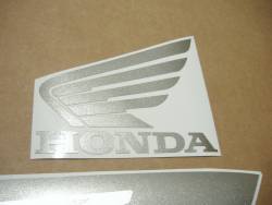 Honda 600 2011 black full decals kit