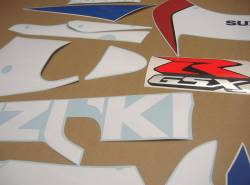 Suzuki 600 2000 white complete sticker kit