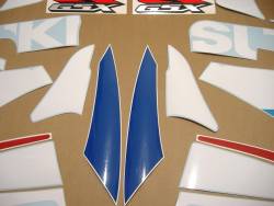 Suzuki GSX-R 600 2000 white decals kit 