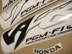 Honda VFR 800i 1998 silver stickers kit