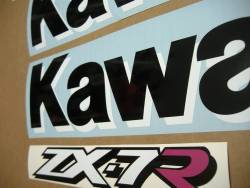 Kawasaki ZX-7R 1997 Ninja green stickers