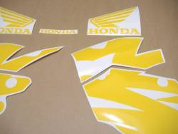Honda 125R 1999 black stickers set