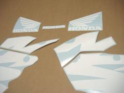 Honda NSR 125r 2000 white blue decals set