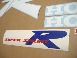 Honda 125R 2000 JC 22 white decals