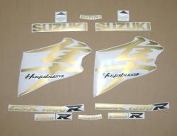 Suzuki Hayabusa golden l1 l2 k8 full logo labels set