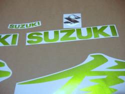 Suzuki Hayabusa 2008 2009 verde pegatinas 