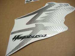 Suzuki Hayabusa 1340 silver carbon fiber stickers kit