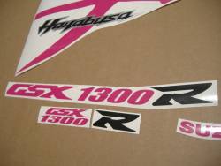 Suzuki Hayabusa gsx1300r k8 k9 hot pink decals kit 