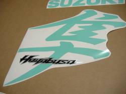 Suzuki Hayabusa gsx1300r k8 k9 light green stickers kit