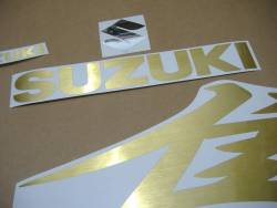 Suzuki Hayabusa gsxr1300 brushed gold stickers set