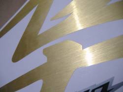 Suzuki Hayabusa gsxr1300 1340 brushed gold stickers kit