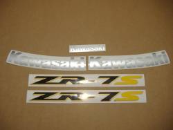 Kawasaki zr7s 2004 red full sticker set