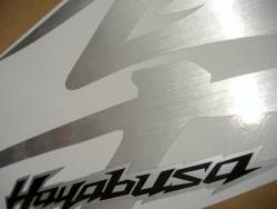 Suzuki Hayabusa 1340 k8 brushed aluminium decals kit 