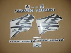 Suzuki Hayabusa gsx1300r 1999 carbon fiber autocollants 