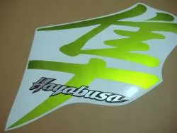 Suzuki Hayabusa k1 k2 pearl green stickers logo kit