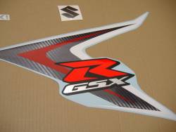 Suzuki gsxr 750 2008 white stickers kit