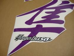 Suzuki Hayabusa gsx1300r 2002 purple graphics set