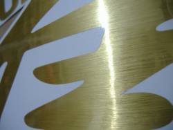 Suzuki busa 2002 2003 brushed gold adhesives set