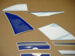 Yamaha yzf r6 2010 RJ15 13S blue white stickers 