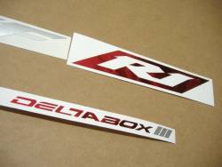 Yamaha R1 2003 RN09 5pw silver stickers